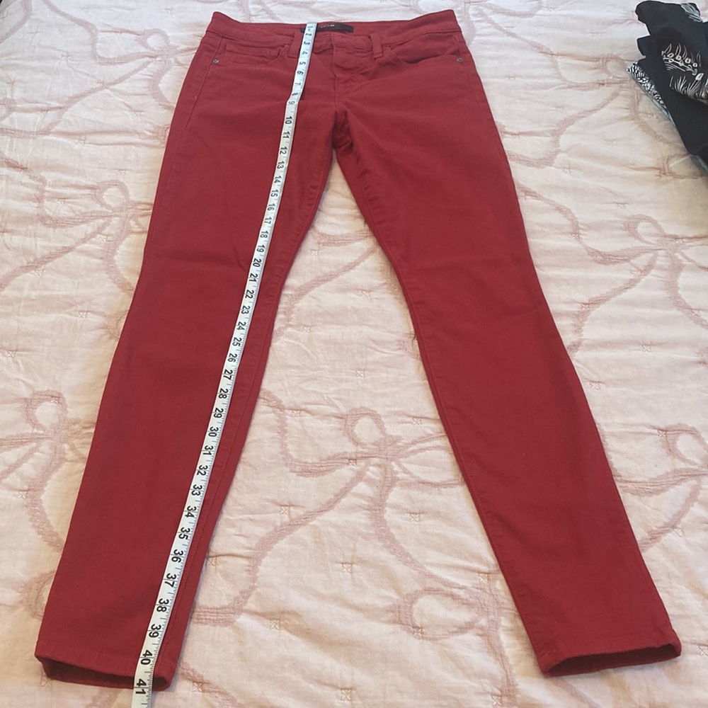 Joe’s Women’s Skinny Visionaire Rouge Red size 28 - Picture 11 of 11